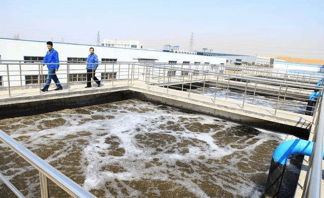 (圖:水處理泡沫池現(xiàn)場(chǎng))